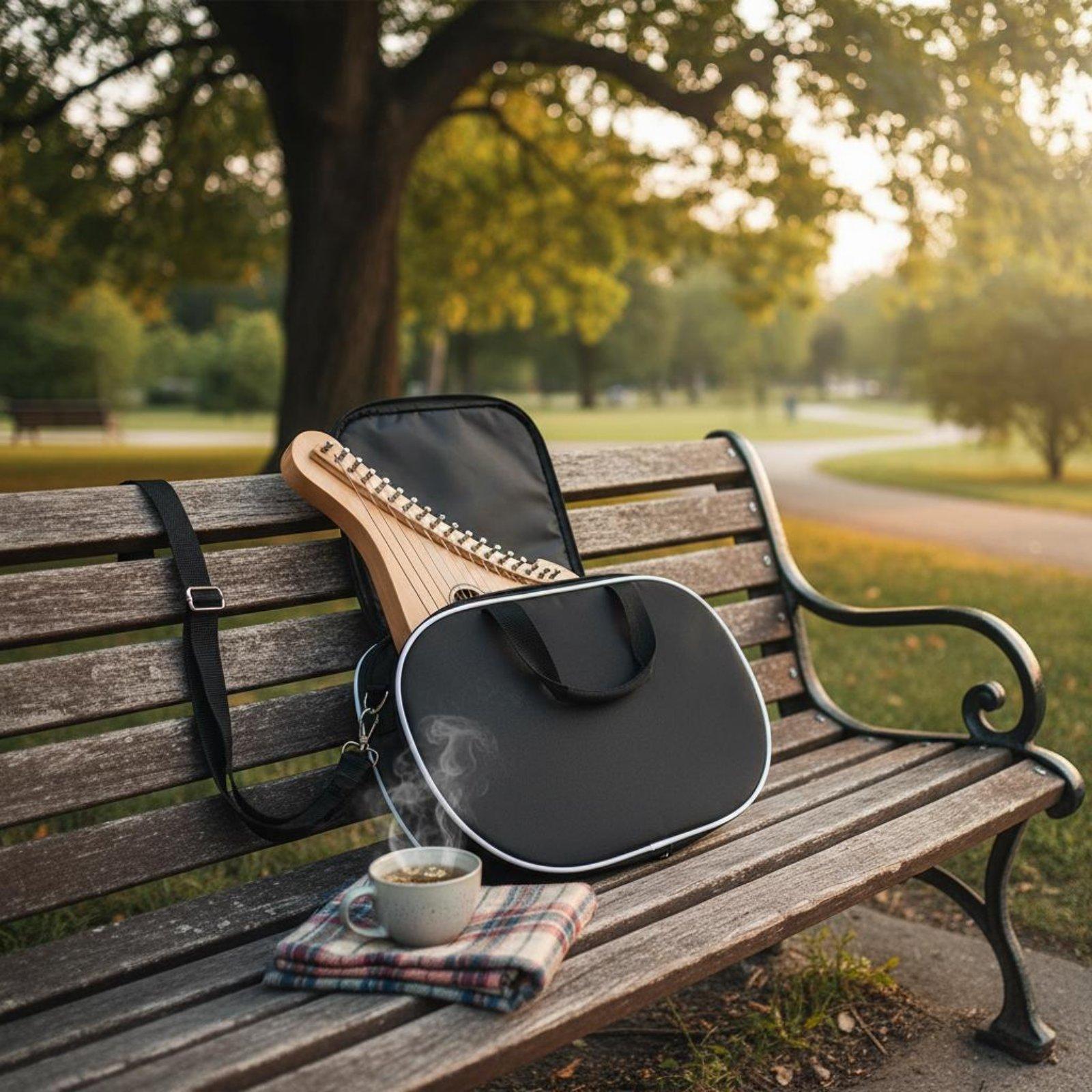 Musical Instrument Lyre - Tas Harpa Lyre dengan Tali yang