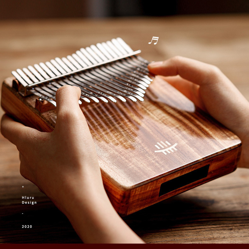 Musical Instrument Piano - Hluru Kalimba 17 kunci dengan lubang