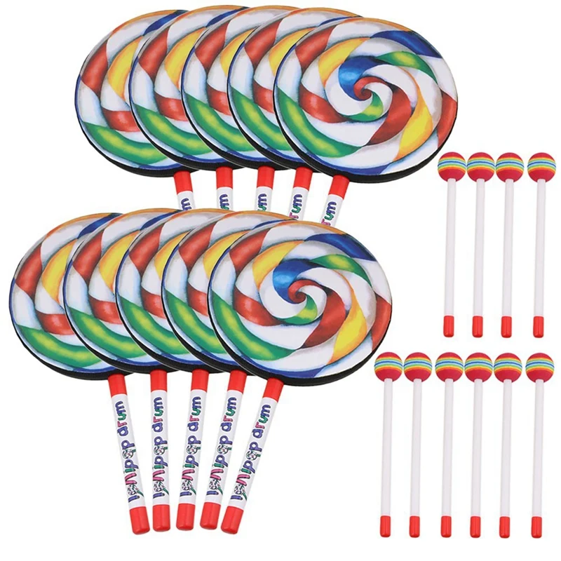 Musical Instrument Drawing - 10 buah 7.9 inci Bentuk Lollipop