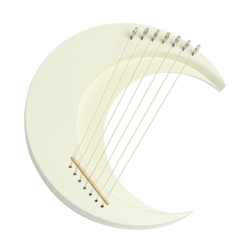 Musical Instrument Lyre - Alat Musik Kecapi Harpa Kayu Bulan