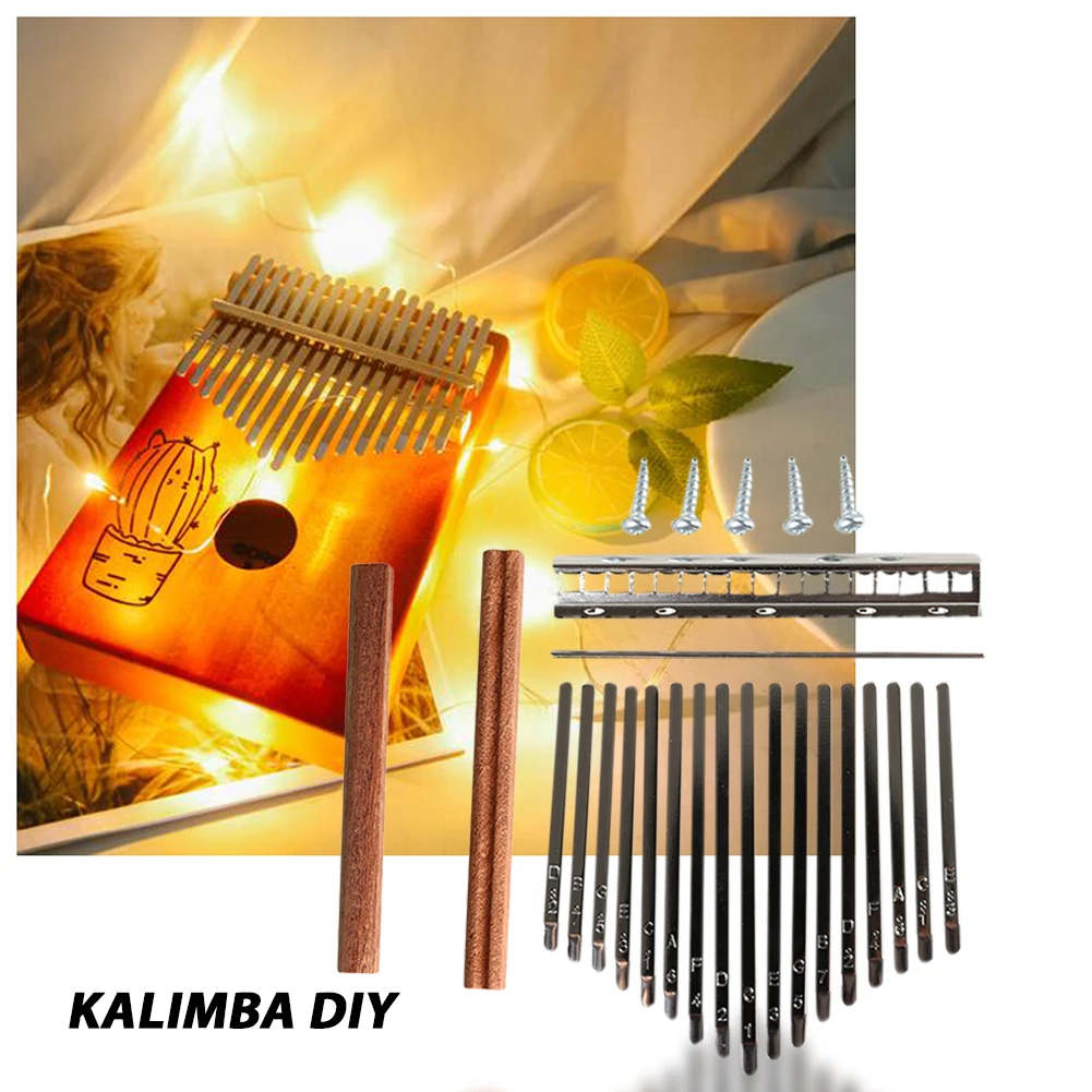 Musical Instrument Piano - DIY 17 Nada Kalimba Kunci Timah