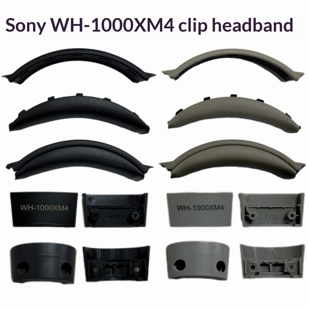 Sony Headphone Wh-1000Xm4 - Penutup Headband Pengganti Snap-on, Bantalan Busur