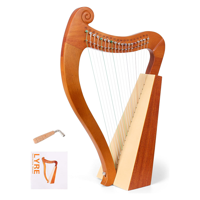 Musical Instrument Lyre - 15 19 Senar Mini Harpa Kecapi