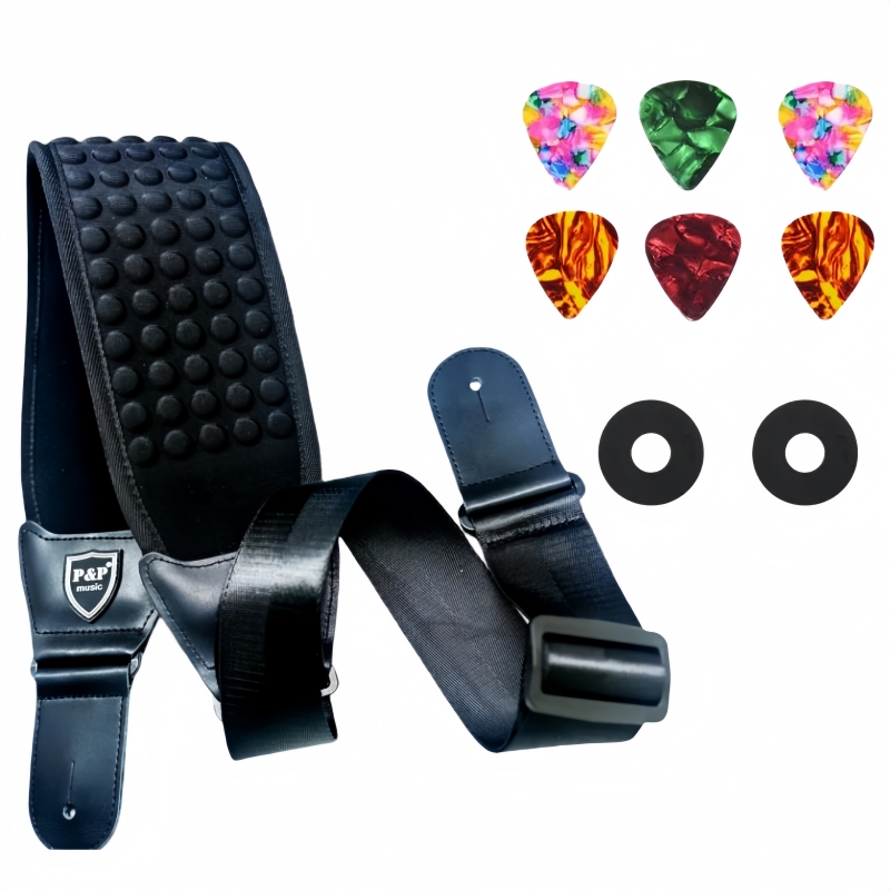 P&P Set Tali Gitar Spons 3D Ny - Musical Instrument Band ulasan dan harga