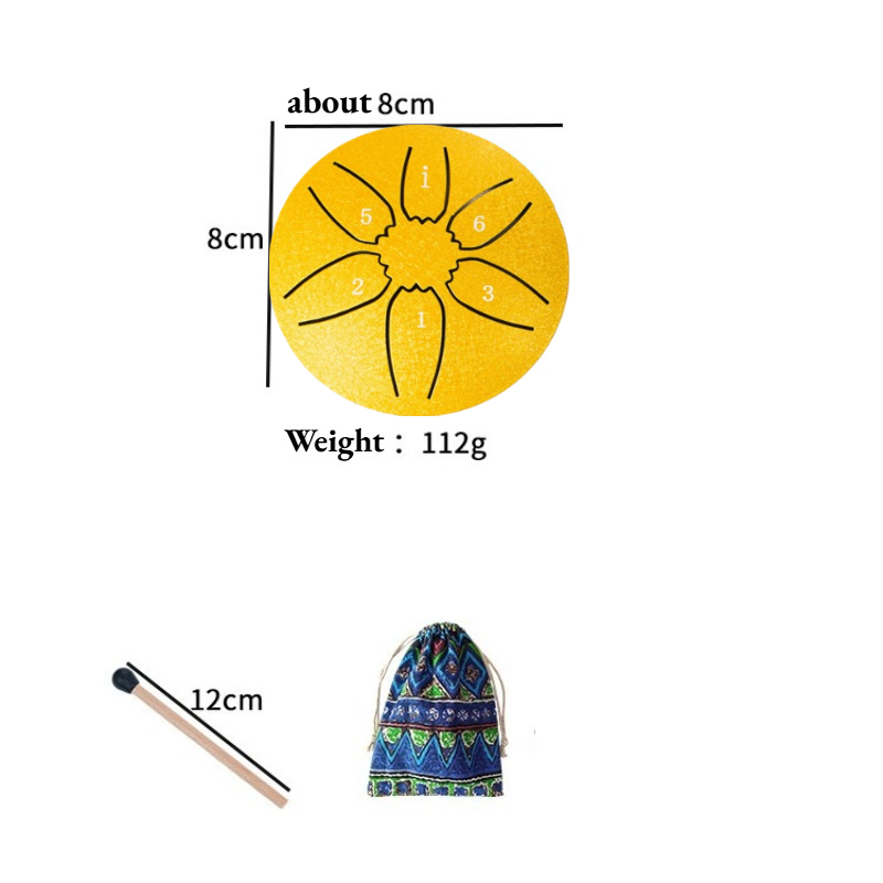 Steel Tongue Drum Portable Rai - Musical Instrument Percussion ulasan dan harga