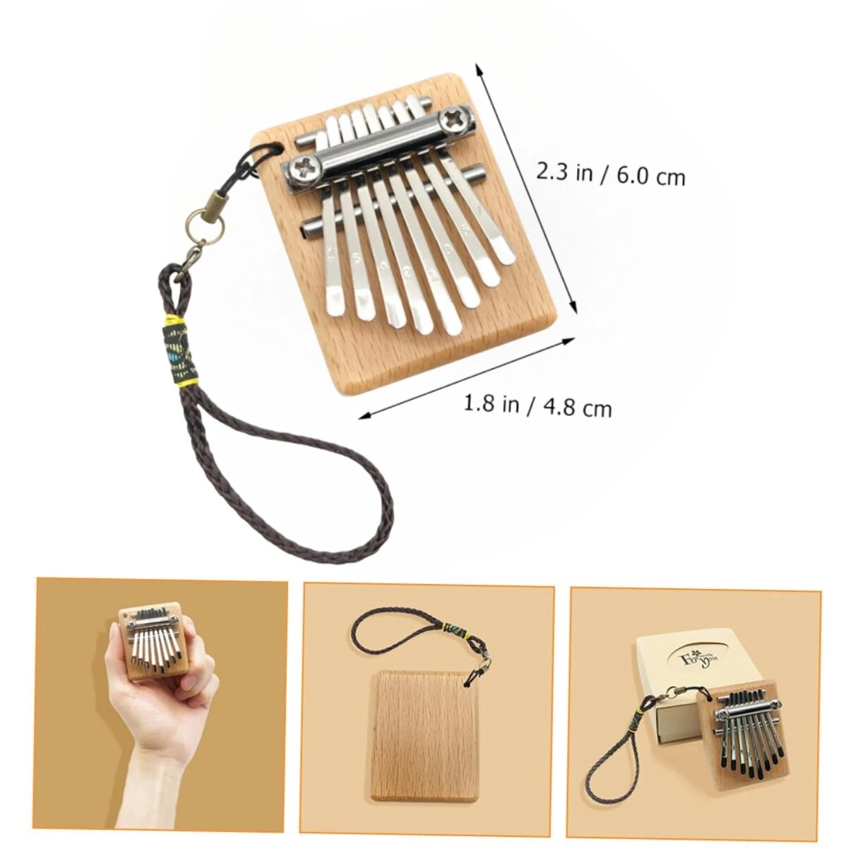 Miwayer Piano Mini Kalimba 8 k - Musical Instrument Piano ulasan dan harga
