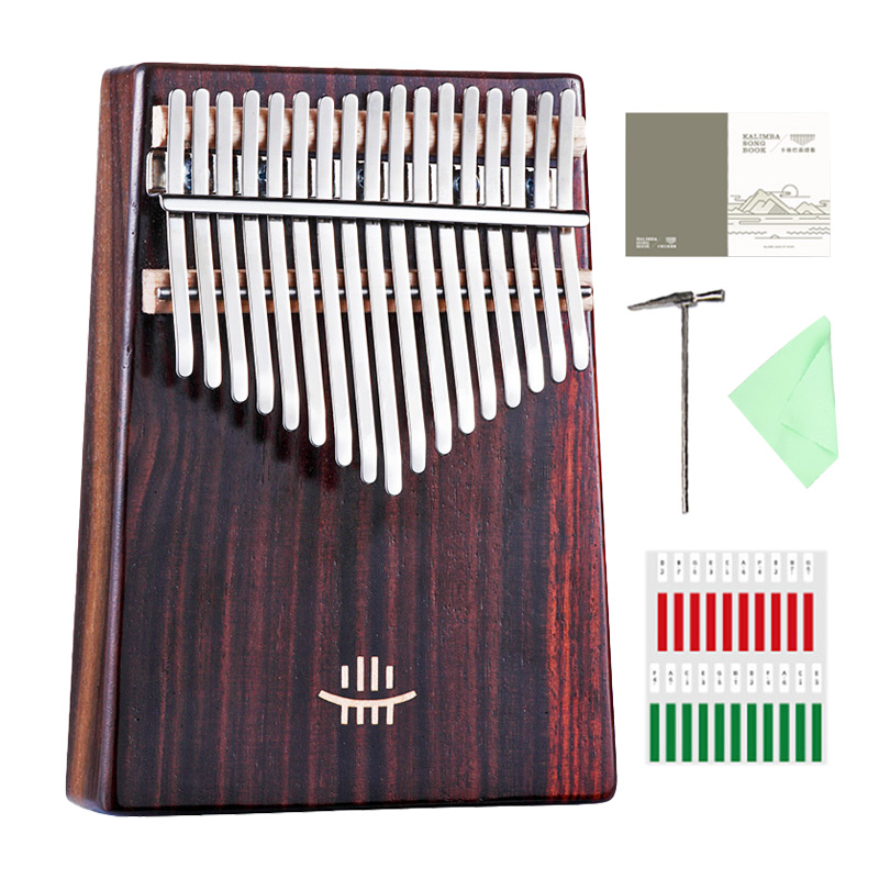 Hluru Kalimba 17 kunci dengan  - Musical Instrument Piano ulasan dan harga