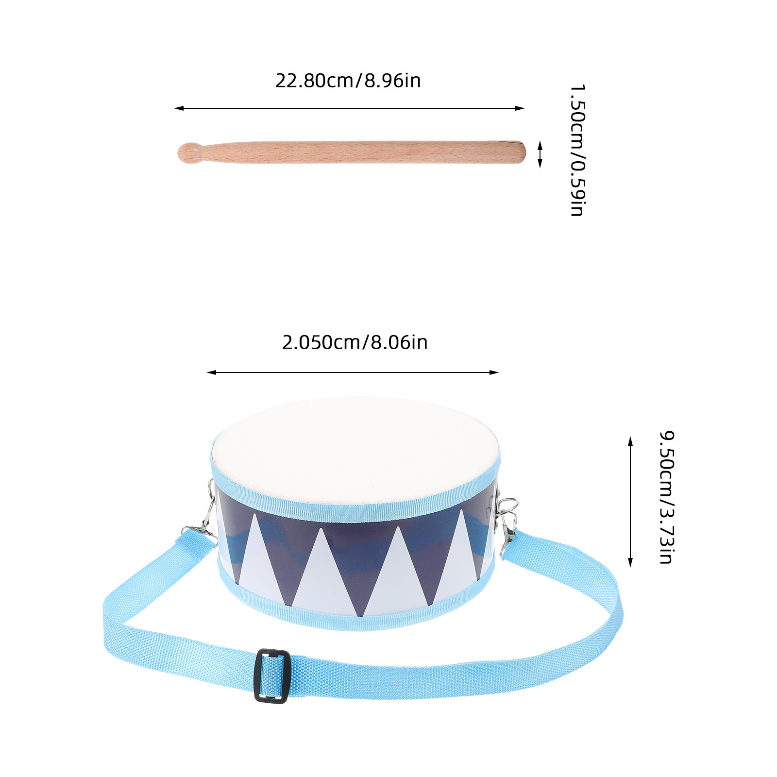 1Set Snare Drum Anak-anak, Ins - Musical Instrument Percussion ulasan dan harga