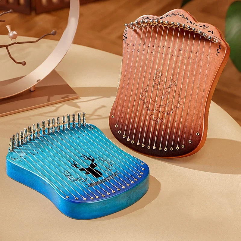 CLEARANCE SALE-17 String Lyre  - Musical Instrument Lyre ulasan dan harga