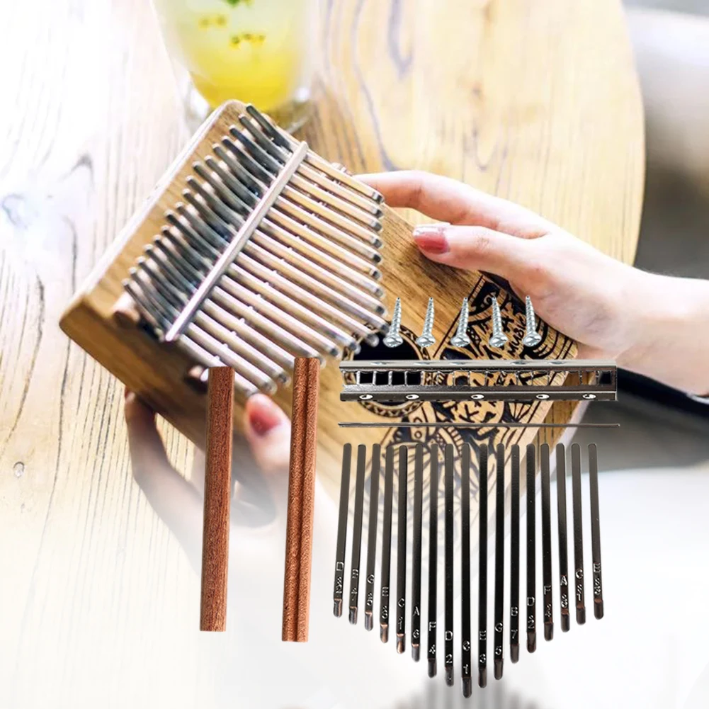 DIY 17 Nada Kalimba Kunci Tima - Musical Instrument Piano ulasan dan harga