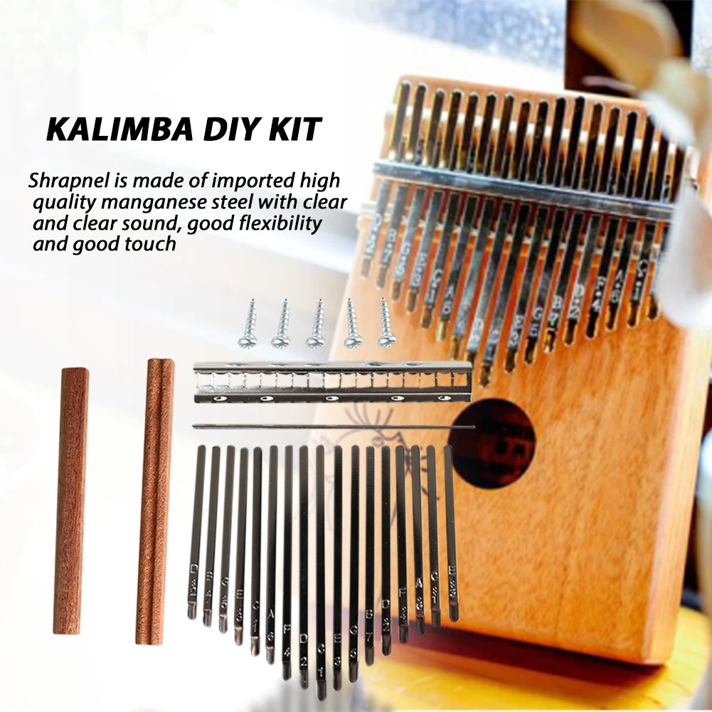 DIY 17 Nada Kalimba Kunci Tima - Musical Instrument Piano ulasan dan harga