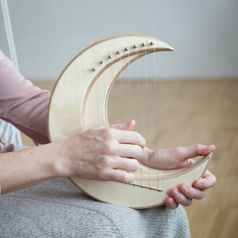 Harpa portabel 15 senar penopa - Musical Instrument Lyre ulasan dan harga
