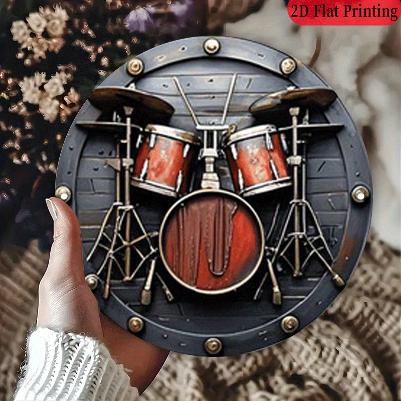 Plakat logam retro musik rock  - Musical Instrument Band ulasan dan harga
