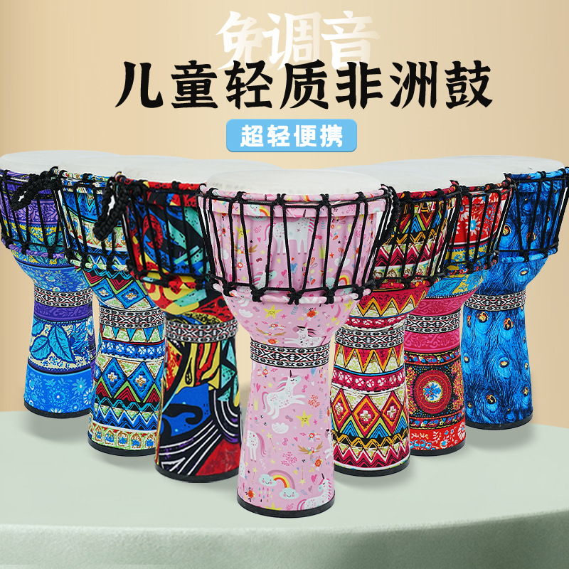 Drum Afrika PVC berbahan kulit - Musical Instrument Percussion ulasan dan harga