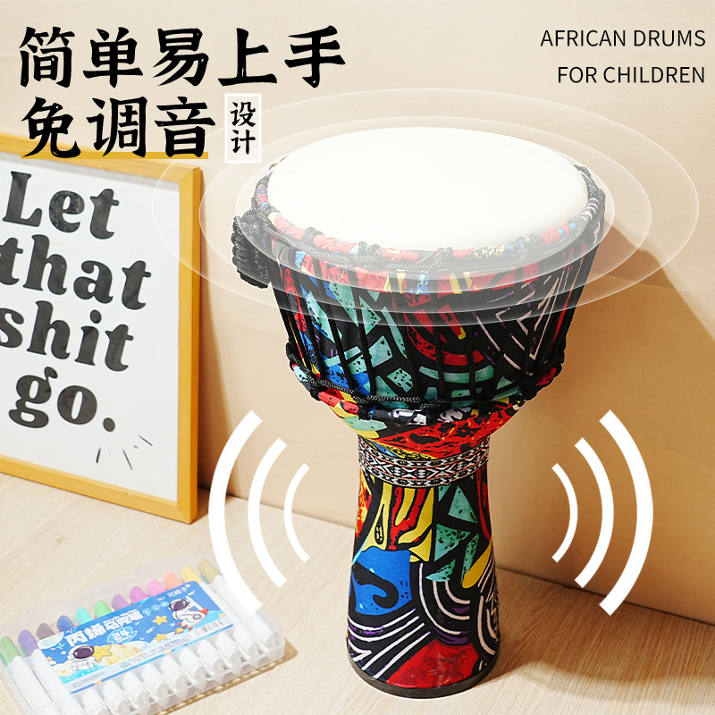 Drum Afrika PVC berbahan kulit - Musical Instrument Percussion ulasan dan harga