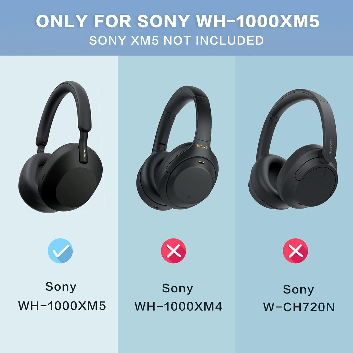 Untuk Sony WH-1000XM5 penutup  - Sony Headphone Wh-1000Xm5 ulasan dan harga