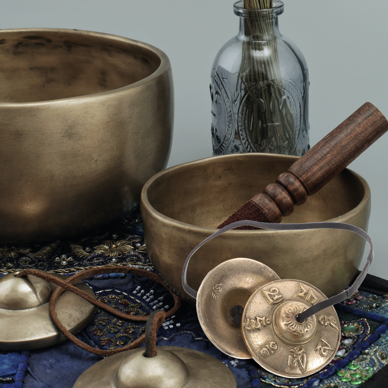 1 Pasang Lonceng Tingsha Tibet - Musical Instrument Percussion ulasan dan harga