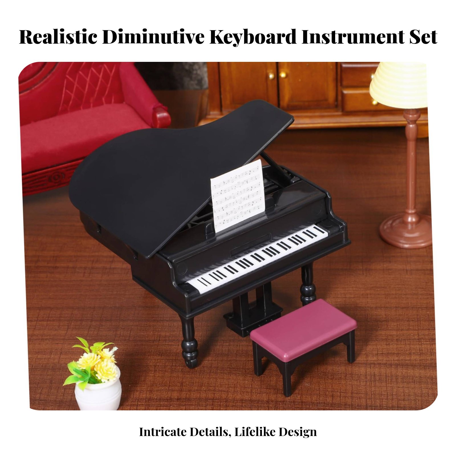 Piano Rumah Boneka dengan Bang - Musical Instrument Old ulasan dan harga
