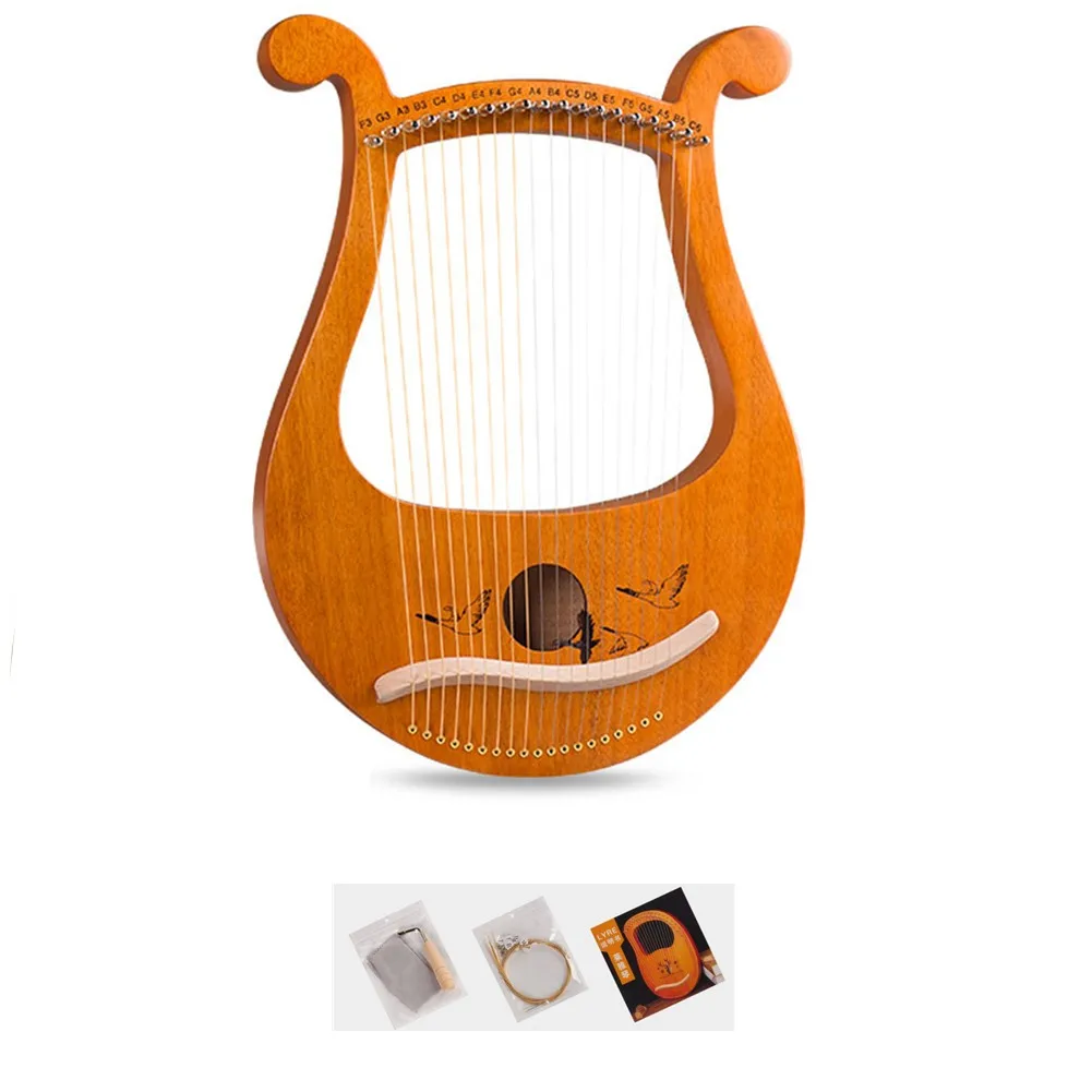 Harpa Lyre 19 Senar Berkualita - Musical Instrument Lyre ulasan dan harga