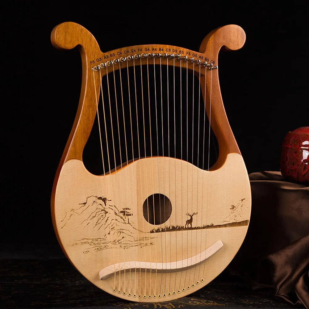 Harpa Lyre 19 Senar Berkualita - Musical Instrument Lyre ulasan dan harga