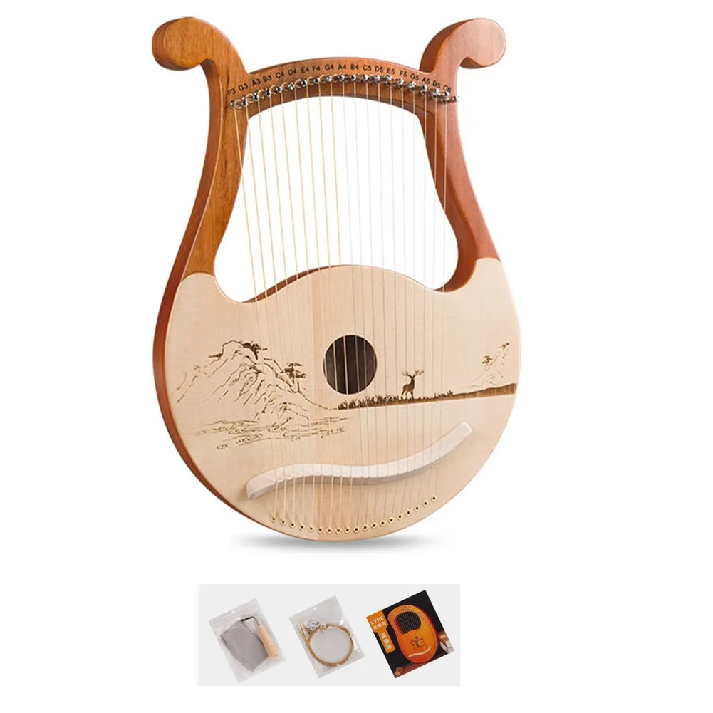 Harpa Lyre 19 Senar Berkualita - Musical Instrument Lyre ulasan dan harga